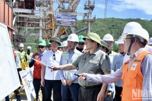 Thủ tướng Phạm Minh Chính thị sát, kiểm tra một số công trình trọng điểm tại Quảng Bình