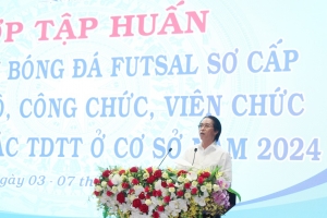 Bà Rịa – Vũng Tàu: Mở lớp  “Trọng tài Futsal sơ cấp” cho cán bộ cơ sở