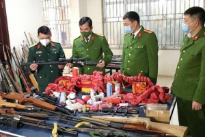 Thanh tra Bộ Công an kết thúc kiểm tra về quản lý, sử dụng vũ khí, vật liệu nổ và công cụ hỗ trợ tại Lai Châu