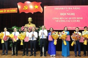 Đà Nẵng: Bổ nhiệm Chánh Văn phòng Thành ủy, Giám đốc Sở Y tế và nhiều cán bộ chủ chốt