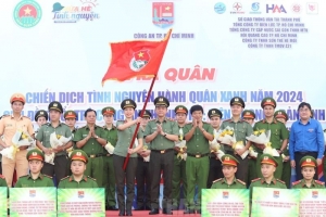 Công an TP. Hồ Chí Minh ra quân chiến dịch Hành quân xanh 2024