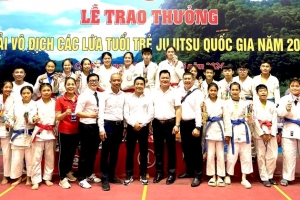 Jujitsu Thanh Hóa giành 45 huy chương Giải vô địch Jujitsu các lứa tuổi trẻ quốc gia năm 2024