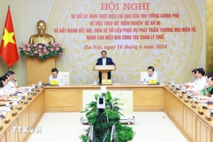 Thủ tướng Phạm Minh Chính chủ trì Hội nghị sơ kết 1 năm triển khai Đề án 06