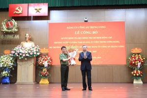 Bộ trưởng Bộ Công an Lương Tam Quang giữ chức Bí thư Đảng uỷ Công an Trung ương