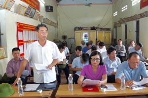 Phó Chủ tịch phụ trách UBND tỉnh Vĩnh Phúc đi kiểm tra thực tế tiến độ triển khai dự án cấp nước sạch
