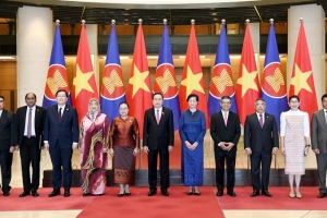 Chủ tịch Quốc hội tiếp đại sứ, đại biện các nước ASEAN và Timor-Leste