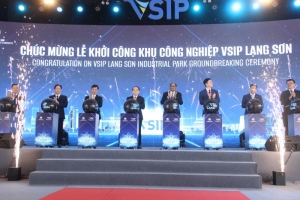 Lạng Sơn khởi công dự án Khu Công nghiệp VSIP Lạng Sơn