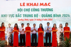 Khai mạc hội chợ Công Thương khu vực Bắc Trung bộ tại Quảng Bình