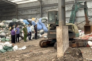 Quảng Ninh tiêu hủy gần 25 tấn chân gà đông lạnh