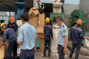 Tiêu hủy hơn 29.000 đơn vị sản phẩm hàng hoá vi phạm