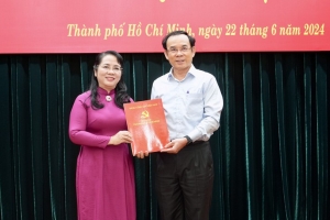 Bà Trần Kim Yến làm Chủ nhiệm Ủy ban Kiểm tra Thành ủy TP. Hồ Chí Minh
