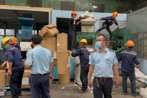Tiêu huỷ hơn 29.000 sản phẩm hàng hóa vi phạm trị giá gần 7 tỷ đồng