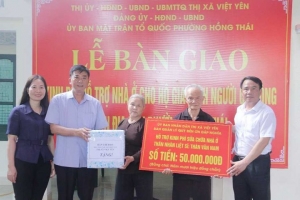 Thị xã Việt Yên chung tay xóa nhà tạm, nhà dột nát cho hộ nghèo và người có công năm 2024