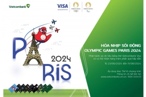 Hòa nhịp Olympic Paris 2024 cùng Vietcombank thông qua chuỗi hoạt động dành cho khách hàng