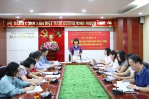 Họp sơ khảo Cuộc thi chính luận về bảo vệ nền tảng tư tưởng của Đảng tỉnh Quảng Ninh năm 2024