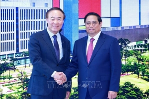 Thủ tướng Phạm Minh Chính thăm Tổ hợp bán dẫn của Tập đoàn Samsung