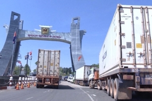Tổng kim ngạch xuất nhập khẩu qua Cửa khẩu Quốc tế Lệ Thanh tăng 70%