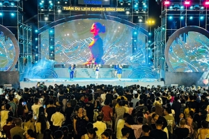 Chương trình nghệ thuật sôi động trong đêm khai trương Tuần du lịch Quảng Bình 2024