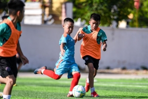 Bốc thăm vòng 1/8 lứa tuổi U10 Giải Bóng đá Nhi đồng Cup Báo Thanh Hoá năm 2024