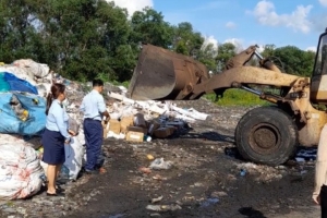 Tây Ninh: Tiêu hủy hơn 500 đơn vị mỹ phẩm không rõ nguồn gốc