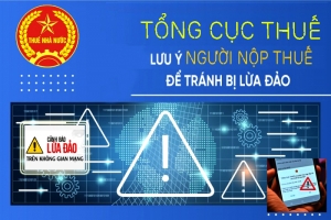 Cảnh báo các hình thức lừa đảo cho người nộp thuế