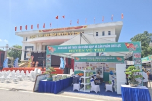 Thái Bình: Khai mạc hội chợ triển lãm, giới thiệu sản phẩm OCOP và sản phẩm chủ lực huyện Vũ Thư