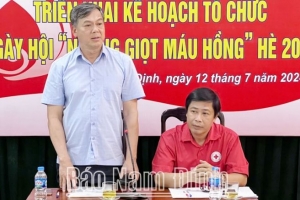 Nam Định hướng tới Ngày hội "Những giọt máu hồng" hè 2024