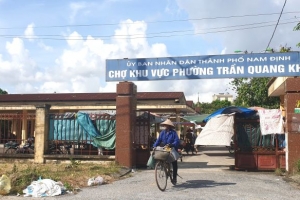 Quyết tâm dẹp “chợ cóc” Trần Quang Khải, Nam Định