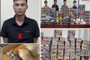 Triệt phá đường dây mua bán pháo nổ xuyên quốc gia