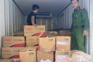 Bắt giữ gần 3 tấn nội tạng động vật nhập lậu