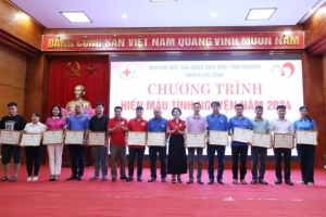 Lạng Sơn: Tiếp nhận 642 đơn vị máu hiến tình nguyện