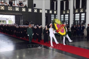 Bắt đầu Lễ viếng Tổng Bí thư Nguyễn Phú Trọng