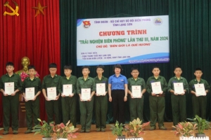 Lạng Sơn: Tổng kết Chương trình “Trải nghiệm Biên phòng” năm 2024