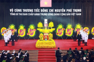Lễ truy điệu Tổng Bí thư Nguyễn Phú Trọng