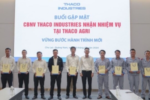 THACO INDUSTRIES tổ chức buổi gặp mặt CBNV nhận nhiệm vụ tại các KLH THACO AGRI