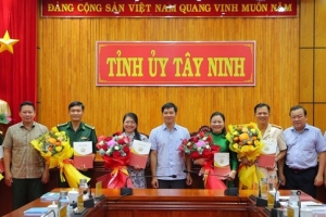 Ban Bí thư chỉ định 5 cán bộ tham gia Ban chấp hành Đảng bộ tỉnh Tây Ninh