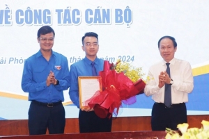 Đồng chí Lê Khắc Nguyên Anh giữ chức Bí thư Thành Đoàn Hải Phòng