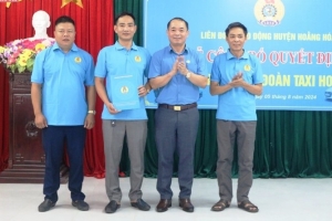 Thanh Hóa: Thành lập tổ chức nghiệp đoàn taxi tại Hoằng Hóa