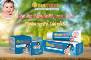 Cải thiện nấm lưỡi ở trẻ nhỏ với sản phẩm gel Gumimouth từ nano bạc