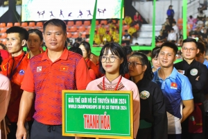 VĐV Thanh Hóa giành 7 huy chương tại Giải vô địch thế giới Võ cổ truyền năm 2024