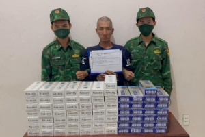 Vận chuyển 750 bao thuốc lá nhập lậu trong đêm thì bị bắt giữ