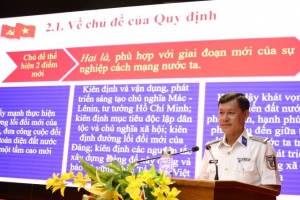 Bộ Tư lệnh Vùng Cảnh sát Biển 4 gương mẫu thực hiện quy định 144-QĐ/TW