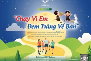 Bình Định: Bidiphar tổ chức Giải "Chạy vì em - Đem trăng về bản"