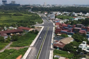 Tuyến đường nối Bình Dương với TP.HCM khánh thành nhưng chưa thông