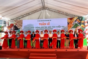 Khai mạc Tuần lễ nhãn và nông sản tiêu biểu tỉnh Hưng Yên năm 2024