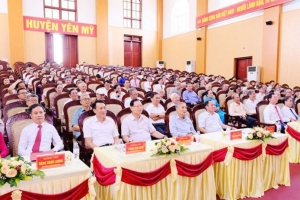 Hưng Yên: Tổ chức gặp mặt kỷ niệm 25 năm tái lập huyện Yên Mỹ