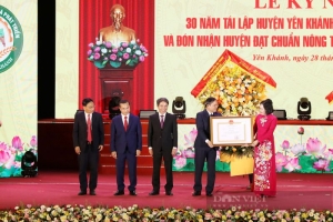Ninh Bình có huyện đầu tiên đạt chuẩn nông thôn mới nâng cao