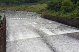 Thái Nguyên: Vận hành xả nước qua tràn xả lũ hồ Núi Cốc để ứng phó với bão số 3