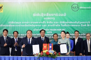 Bình Điền xuất khẩu phân bón NPK Đầu Trâu và chuyển giao tiến bộ khoa học - kỹ thuật cho nông dân Lào