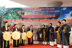 Khai mạc trưng bày “Dân ca Quan họ Bắc Ninh - Trường tồn và lan tỏa”